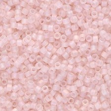 Miyuki delica Beads 11/0 - Matted transparent pink mist ab DB-868
